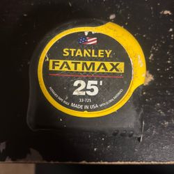 Stanley Fat max 25 measuring tape