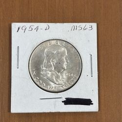 1954-D half dollar