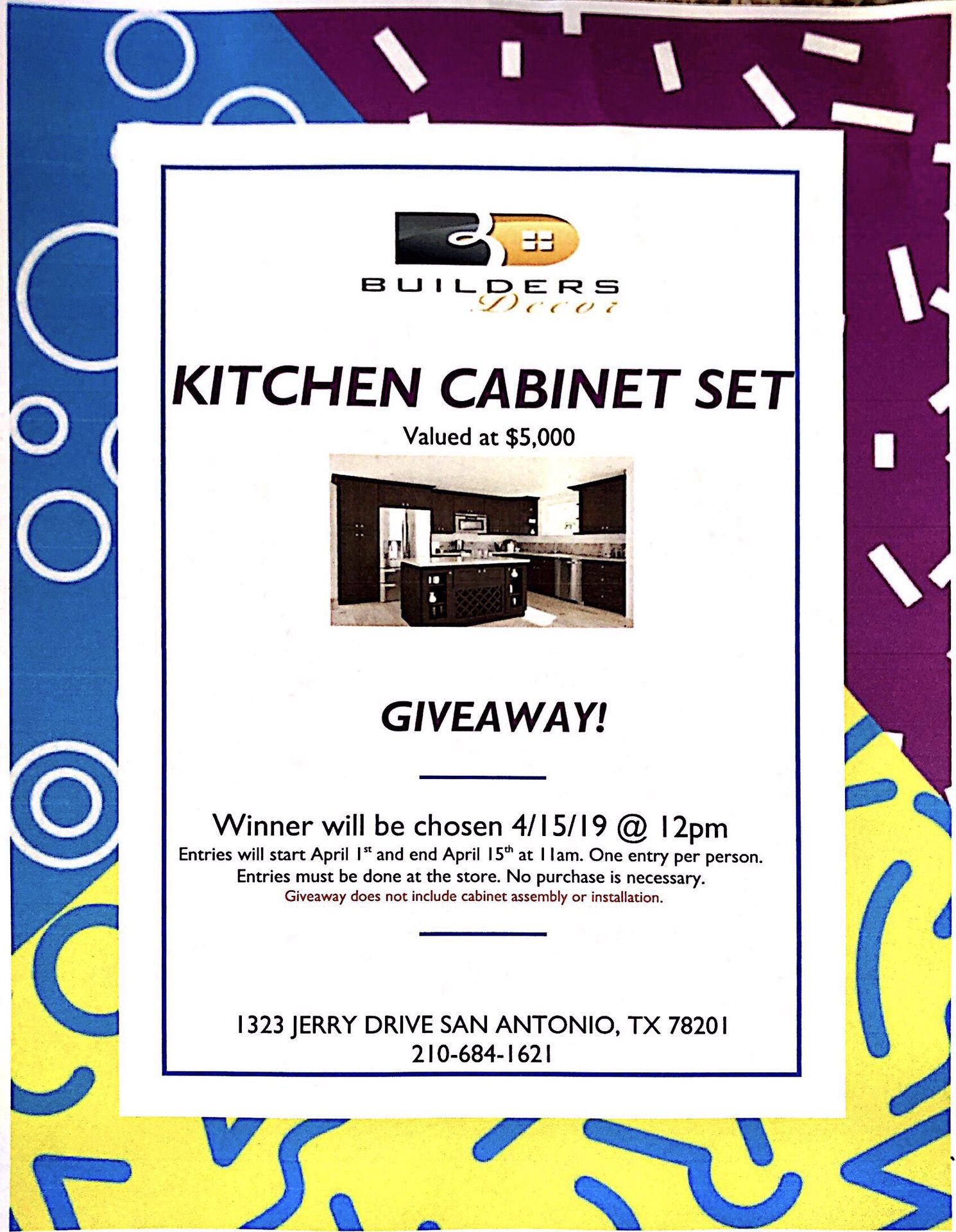 Kitchen Cabinet Giveaway!