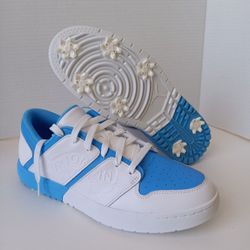 Nike Golf Shoes Men's Size 10.5 White University Blue 