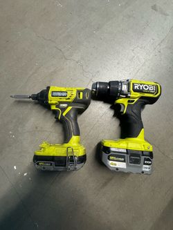 2 Ryobi 18V Cordless Drills