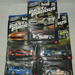 Hot Wheels 2025 Fast & Furious Graphic Remix Silver Series die-cast cars.