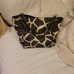 Noatd  bag  with Giraffe print Thumbnail