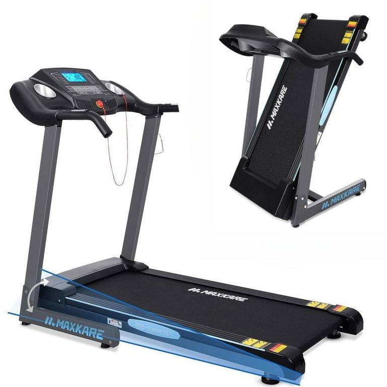 2.5 HP Folding Treadmill with 12 Levels Auto Incline 8.5 mph Speed 15 Preset Program, 220lbs Max Weight, for Home Gym