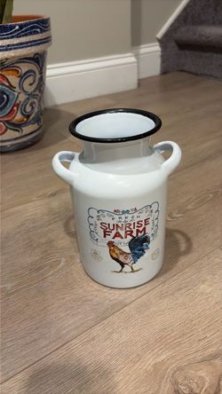 Sunrise Farm Decorative Milk Can – Farmhouse Décor