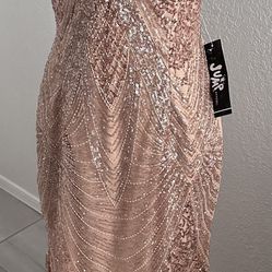 **Brand New** Sequin Pattern Long Party Dress
