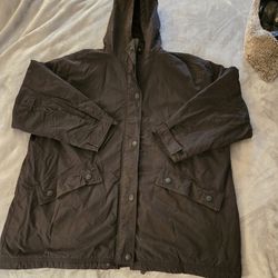 Men's Hooded Rain Repellent Polartec Lined Jacket 3XL 