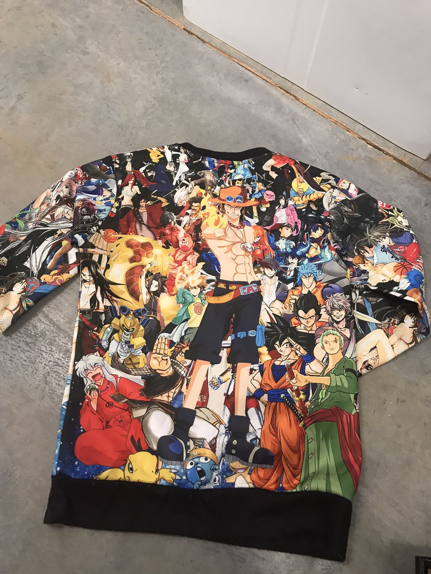 Anime long sleeve Silk shirt