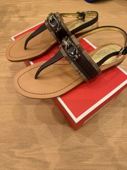 Coach Sammy Sandals thong ankle strap
