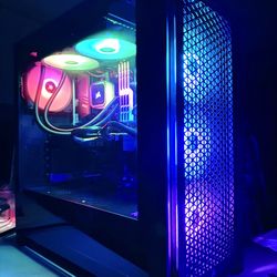 Liquid Water Cool Gaming PC Desktop Computer ryzen 9 3900 rtx 2080s 32gb ram 1tb SSD