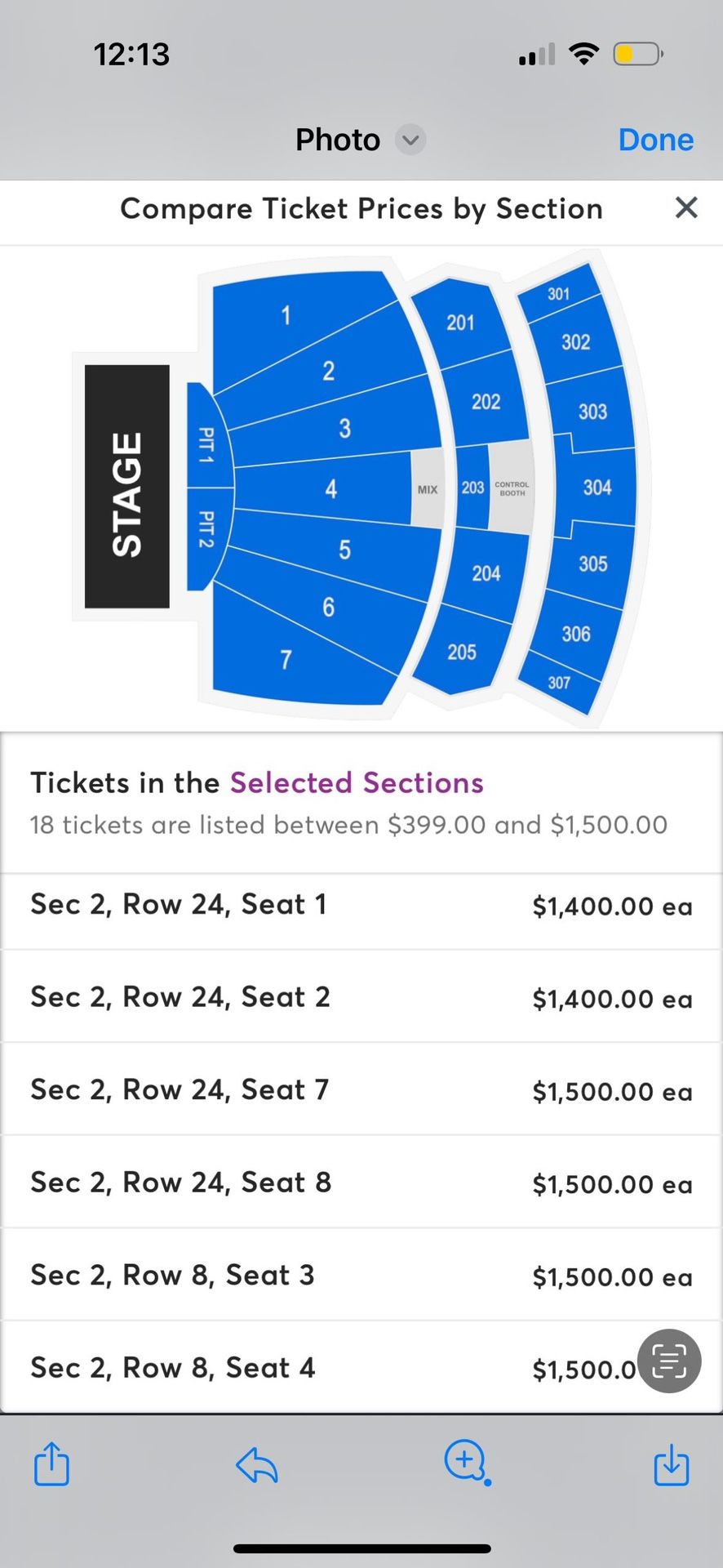 PESO PLUMA TICKETS. PHX, AZ. July 22,2023.