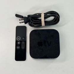Apple TV 4K 32GB A1842 MQD22LL/A with A1962 Siri Remote Tested Works