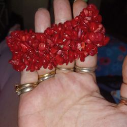 Red Quartz Stretchy Bracelet