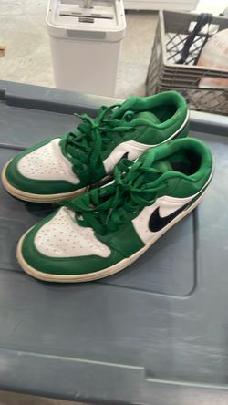 Nike Air Jordan 1 Low Green White Sneakers