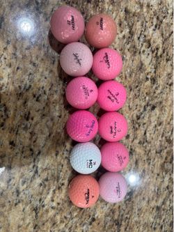 Golf balls, 12 mixed assortment great condition