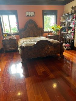 Queen bed frame