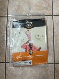 NEW Halloween Light Up Milkshake Headpiece