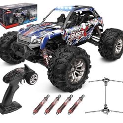 1/16 Scale Hobby RC Car, 36 KPH High-Speed 4WD RC Truck, 2.4 GHz Remote Control Car, All-Terrain Electric Vehicle, 4X4 Remote Contral Moster Truck for