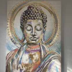 Large Buddha Canvas