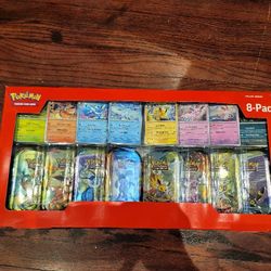 Costco Pokemon Prismatic 8 Mini Tin Collection 