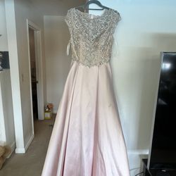 Nina Canacci Pink Ball Gown