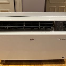 LG 14,000 BTU 115V Window Air Conditioner Cools 800 Sq. Ft. with Dual inverter, Remote and Wi-Fi in White
