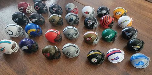 NFL mini helmets