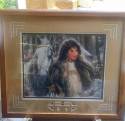 Maija art work in decorative borders and frames