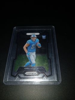 Sam LaPorta Panini Prizm Rookie Card Lions