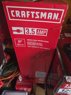 CRAFTSMAN 3.5 AMP 12" 304 MM CORDED STRING TRIMMER/EDGAR