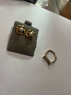 Earring and ring set