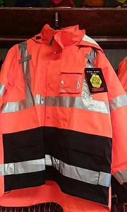 Class 3 Breathable, Waterproof, High Visibility Jacket