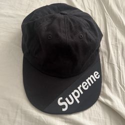Supreme Black snapback Visor