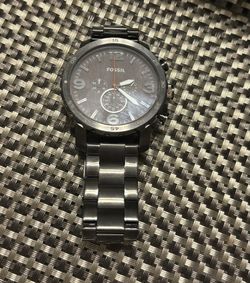 Fossil Wood Face Gun Metal 
