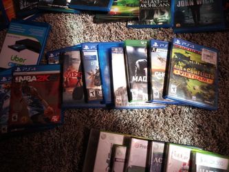 Juegos de x Box. Ps4 y Blue ray dvd. 3.00 cada uno