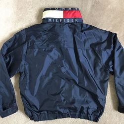 Tommy Hilfiger Jacket Vintage Size Large Navy Blue