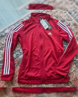 Adidas WTS Team Sports Red Zip Up Track Jacket Size Small
New with Tag