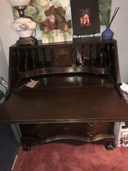 Antique mahogany desk