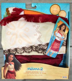 Disney Moana 2 Moana's Adventure Outfit Costume - Kids Size 4-6x - Brand New