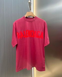 BALENCIAGA, TAPE TYPE RASPBERRY T-SHIRT FW25 !!!
