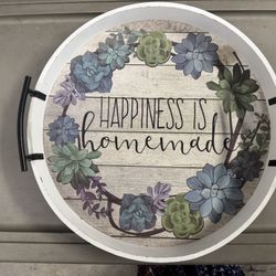 Decorative Tray with Handles