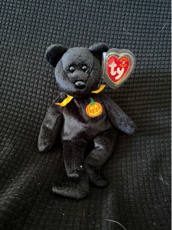 Ty Beanie Baby “Haunt” Halloween Bear (2001) – Retired – Original Tag