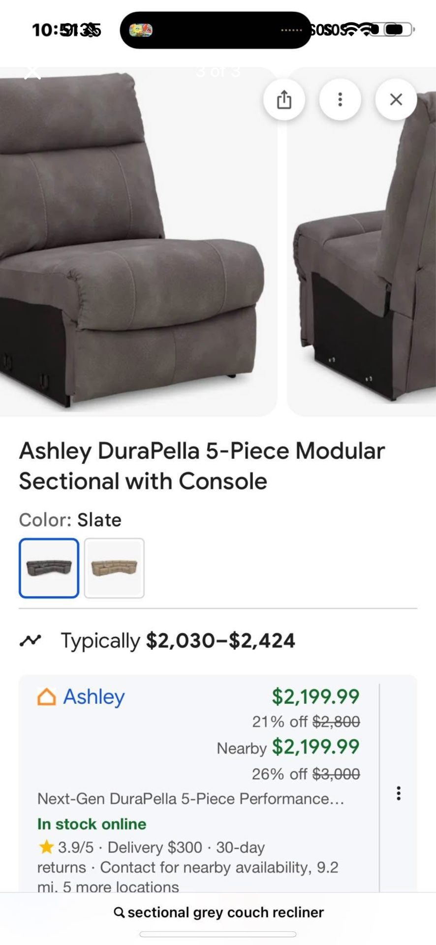 Reclining Sectional