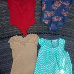 Assortment of Super Cute Tops, Size Small & XS, Buy all 4 For $6 or $2 Each, Excellent Condition 