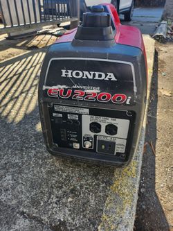 Honda generator eu2200i