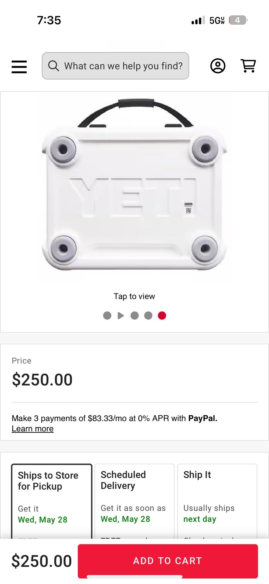 Yeti Cooler