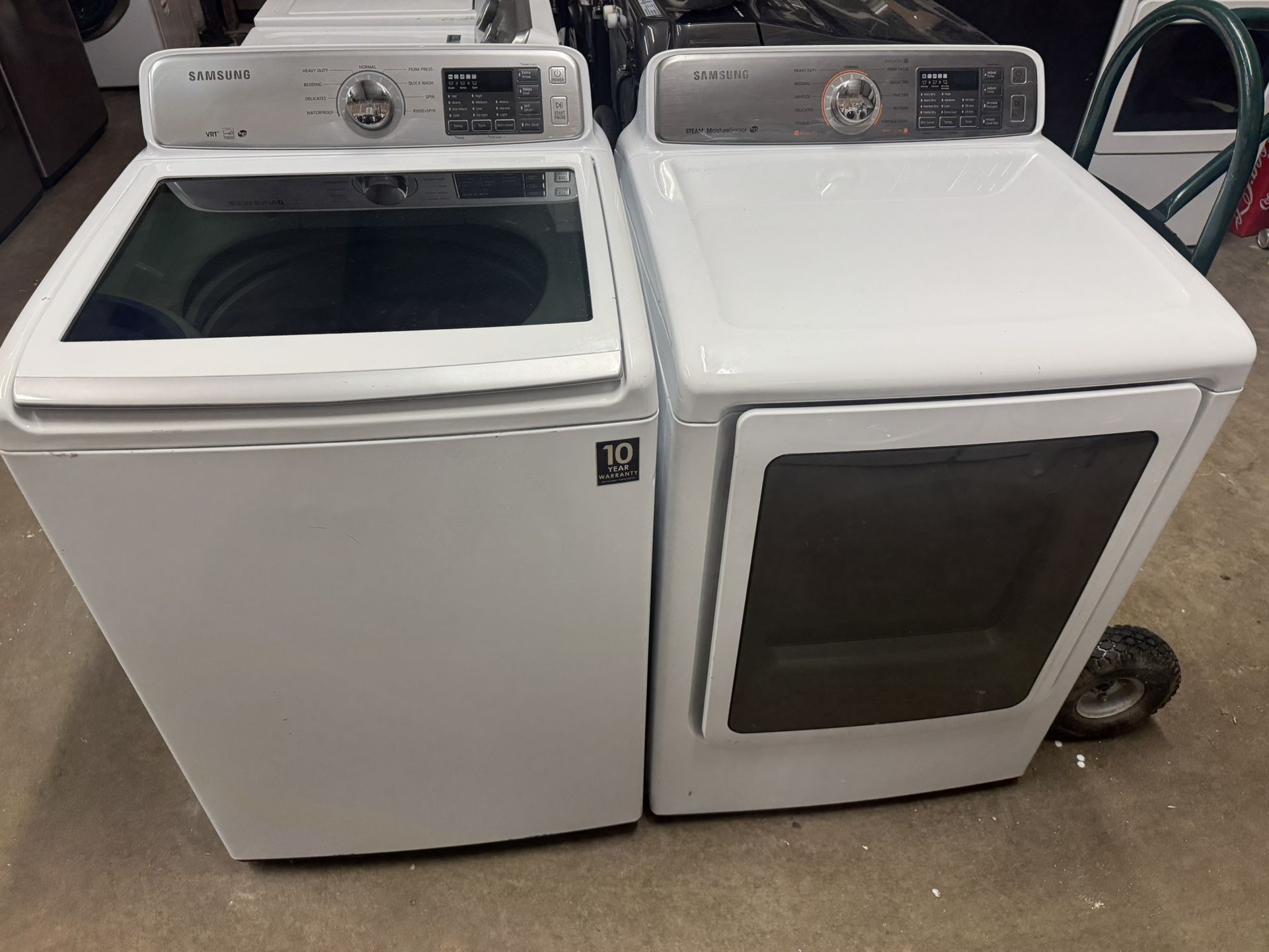 Samsung Washer And Samsung Electric Dryer