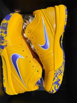 Kobe 4 Draft Day Lakers Size 8