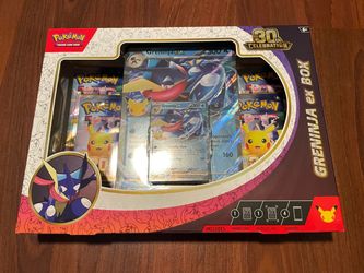 Pokemon 30th celebration Greninja ex Box