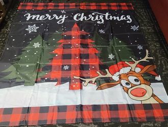 Cloth Christmas Shower Curtains
